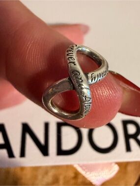 Pandora Silver Infinity Bracelet Charm - Silver